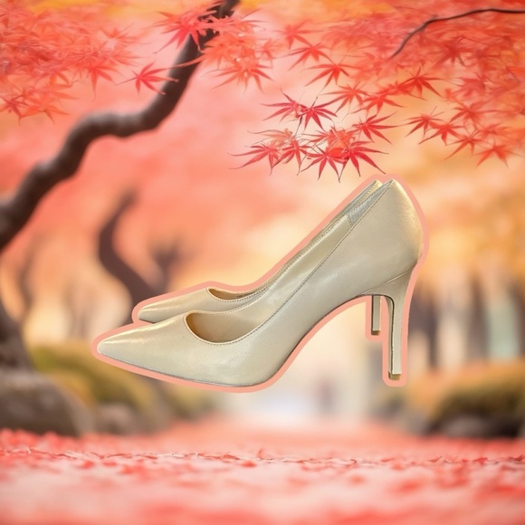 NWOT Charles David ‘Denise’ Pointed-Toe Pumps in Nude Leather Size 11 - Picture 11 of 16